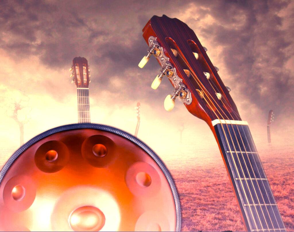 Handpan et guitare